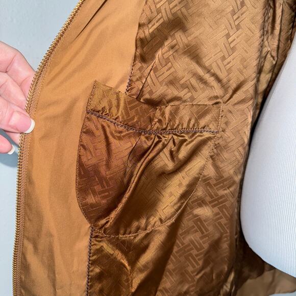 Cole Haan Double Layer Lightweight Rain / Trench Sz L NWT AND C.H. Hanging bag!! - Picture 11 of 13